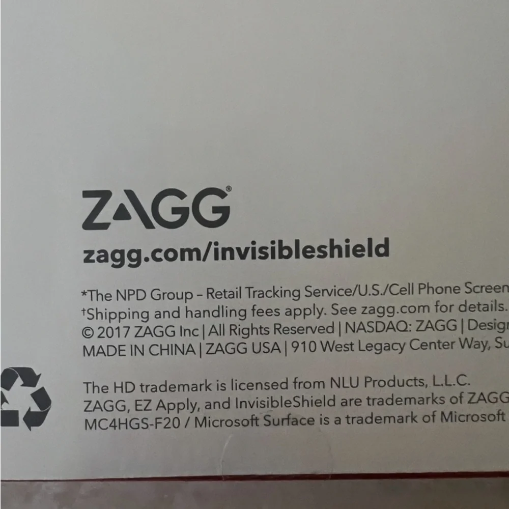ZAGG Glass Screen Protector for Microsoft Surface
